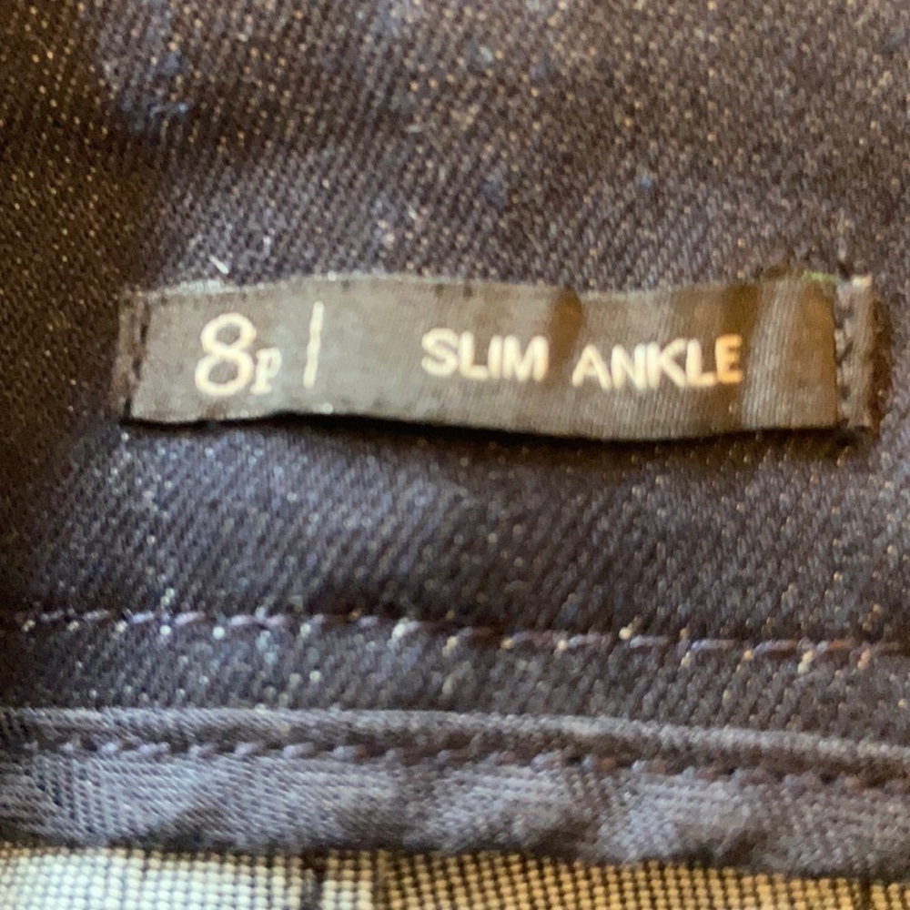 Talbots Slim Ankle 8 Petite Pant Side Zip - Picture 4 of 6
